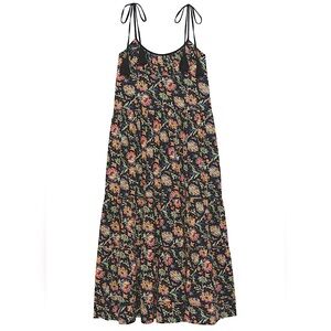NWT THE GREAT. The Breeze Dress in Black Paisley Floral size 1 Small